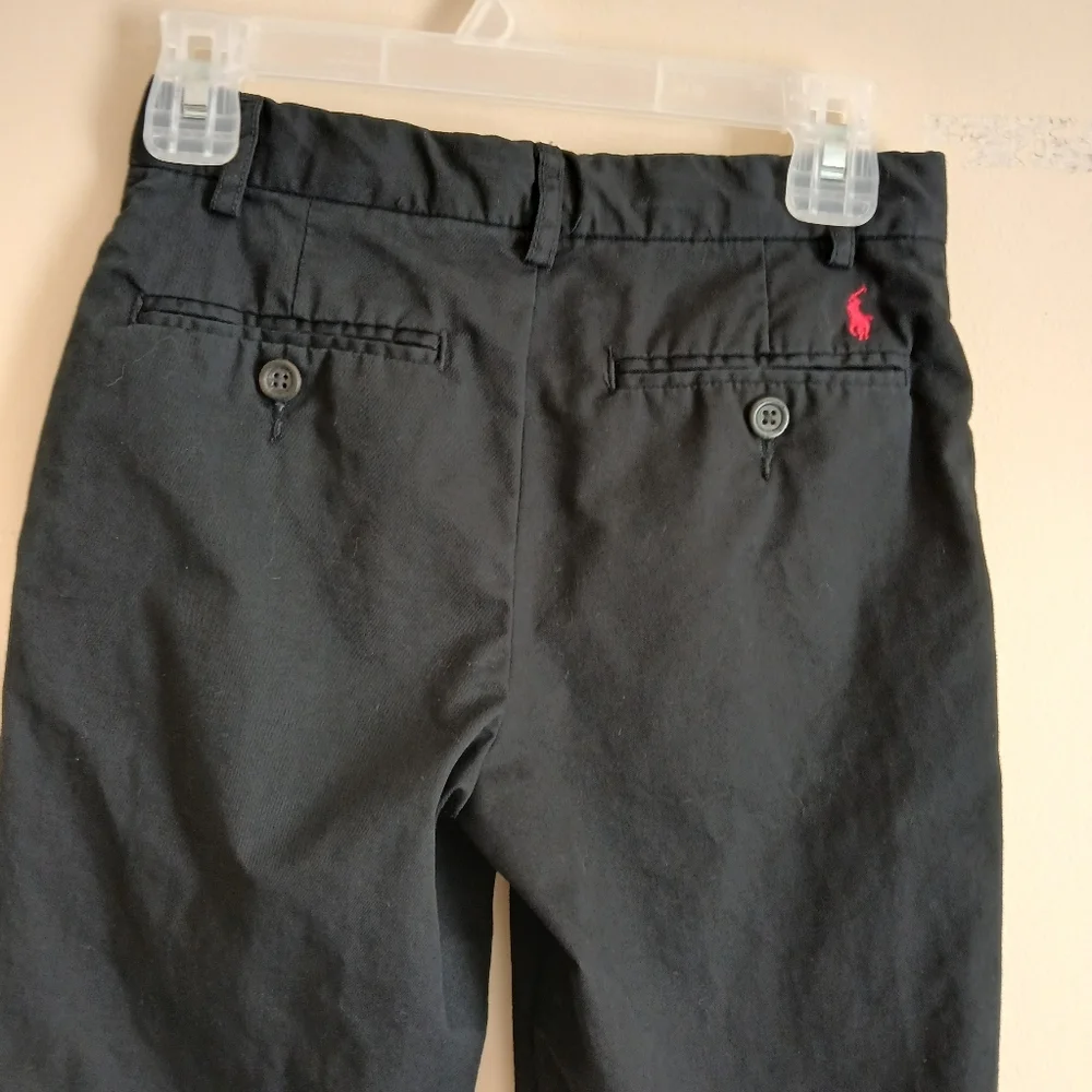 Polo Ralph Lauren Chino Pants Boys Size 7 color Black